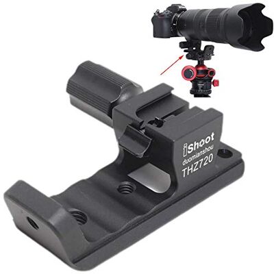iShoot Soporte de metal para lente, soporte de trípode compatible con Nikon Nikkor Z 70-200 mm f/2.8 VR S y Z 100-400 mm F4.5-5.6 VR S, soporte de lente con cola de milano Arca Fit iShoot Soporte de metal para lente, soporte de trípode compatible con Nikon Nikkor Z 70-200 mm f/2.8 VR S y Z 100-400 mm F4.5-5.6 VR S, soporte de lente con cola de milano Arca Fit