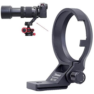 iShoot Anillo de Montaje en Trípode Collar de Objetivo Compatible con Panasonic Lumix S 70-300 f/4.5-5.6 Macro OIS, Soporte de Lente Parte Inferior es Arca-Swiss Fit Cámara Placa de Liberación Rápida iShoot Anillo de Montaje en Trípode Collar de Objetivo Compatible con Panasonic Lumix S 70-300 f/4.5-5.6 Macro OIS, Soporte de Lente Parte Inferior es Arca-Swiss Fit Cámara Placa de Liberación Rápida