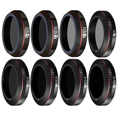 FREEWELL Todo El Dia Serie 4K 8Pack ND4, ND8, ND16, CPL, ND8/PL, ND16/PL, ND32/PL, ND64/PL Filtros de Lentes Cámara Compatible con dji Mavic 2 Zoom/Mavic 2 Enterprise Drone FREEWELL Todo El Dia Serie 4K 8Pack ND4, ND8, ND16, CPL, ND8/PL, ND16/PL, ND32/PL, ND64/PL Filtros de Lentes Cámara Compatible con dji Mavic 2 Zoom/Mavic 2 Enterprise Drone