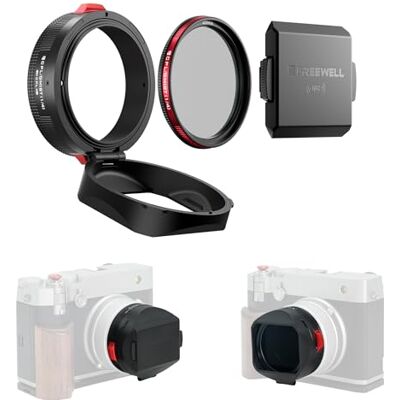 FREEWELL The Real Lens Hood CPL/Niebla para Fuji GFX100RF Negro Filtro híbrido plegable CPL/Niebla con ajuste sin contacto y funcionamiento rápido para fotografía creativa FREEWELL The Real Lens Hood CPL/Niebla para Fuji GFX100RF Negro Filtro híbrido plegable CPL/Niebla con ajuste sin contacto y funcionamiento rápido para fotografía creativa