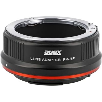 ayex Adaptador de objetivo compatible con objetivos de bayoneta Pentax PK compatible con Canon EOS R Mount PK-EOS R ayex Adaptador de objetivo compatible con objetivos de bayoneta Pentax PK compatible con Canon EOS R Mount PK-EOS R