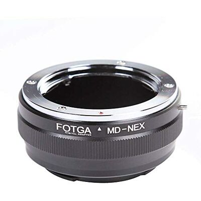 FOTGA Adaptador de montura en E para lente Minolta MD a cámara sin espejo Sony NEX Nex-3 NEX-5C NEX-6 A7 A7S A7RII III A9 A6000 A6300 A6500 MD-NEX FOTGA Adaptador de montura en E para lente Minolta MD a cámara sin espejo Sony NEX Nex-3 NEX-5C NEX-6 A7 A7S A7RII III A9 A6000 A6300 A6500 MD-NEX