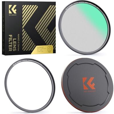 K&F CONCEPT Nano-Xcel 72mm Magnético FiltroBlack-Mist 1/4 K&F CONCEPT Nano-Xcel 72mm Magnético FiltroBlack-Mist 1/4