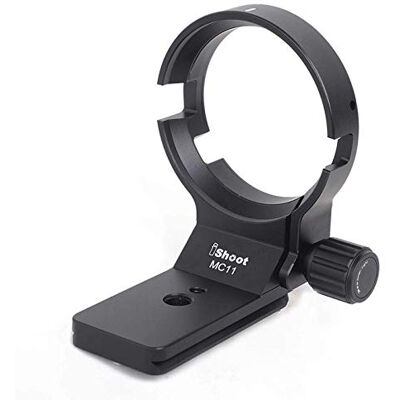 iShoot Anillo de Montaje Trípode, Todo el Metal Collar de Lente para Sigma MC-11 Lens Adapter of Canon EF-E Mount, 61.5 mm Lens Support Bracket con Arca Swiss Fit Placa de Liberación Rápida iShoot Anillo de Montaje Trípode, Todo el Metal Collar de Lente para Sigma MC-11 Lens Adapter of Canon EF-E Mount, 61.5 mm Lens Support Bracket con Arca Swiss Fit Placa de Liberación Rápida