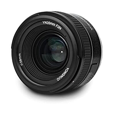 YONGNUO Objetivo YN-35mm F/2 para cámaras DSLR Nikon Auto Enfoque AF/MF YONGNUO Objetivo YN-35mm F/2 para cámaras DSLR Nikon Auto Enfoque AF/MF
