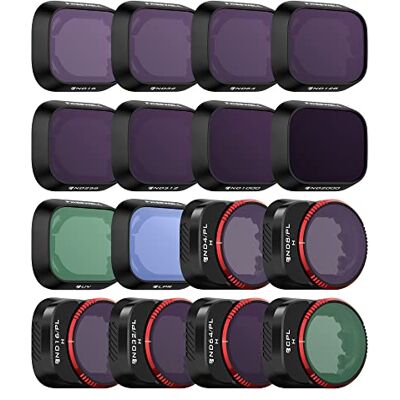 FREEWELL Mega 16Pack ND, ND/PL, CPL, UV, filtros de contaminación lumínica compatibles con Mini 3 Pro/Mini 3 FREEWELL Mega 16Pack ND, ND/PL, CPL, UV, filtros de contaminación lumínica compatibles con Mini 3 Pro/Mini 3