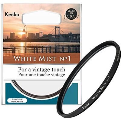 Kenko Soft Filter White Mist No.1 φ72 mm, para un Toque Vintage, Efecto Suave, Fabricado en Japón, 519714 Kenko Soft Filter White Mist No.1 φ72 mm, para un Toque Vintage, Efecto Suave, Fabricado en Japón, 519714