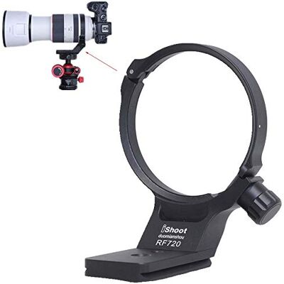 iShoot Anillo de Montaje en Trípode Collar de Objetivo Compatible con Canon RF 70-200mm f/2.8L IS USM, Soporte de Lente Parte Inferior es Arca-Swiss Fit Cámara Placa de Liberación Rápida iShoot Anillo de Montaje en Trípode Collar de Objetivo Compatible con Canon RF 70-200mm f/2.8L IS USM, Soporte de Lente Parte Inferior es Arca-Swiss Fit Cámara Placa de Liberación Rápida