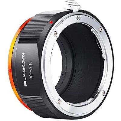 K&F CONCEPT Adaptador de Objetivo NIK(AI/F)-FX,Anillo Adaptador de Cámara Lente Objetivos Compatible con Nikon F/AI Mount a Cuerpo de Cámara Cámara Fujifilm Fuji X-Serie K&F CONCEPT Adaptador de Objetivo NIK(AI/F)-FX,Anillo Adaptador de Cámara Lente Objetivos Compatible con Nikon F/AI Mount a Cuerpo de Cámara Cámara Fujifilm Fuji X-Serie