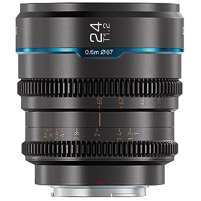Sirui Night Walker 24mm Lente de Cine S35/APSC con Enfoque Manual, Lente de Gran Apertura T1.2 de M4/3, para BMPCC4K, GH5II, GH6, Z CAM (MS24M-G, MFT, Gris) Sirui Night Walker 24mm Lente de Cine S35/APSC con Enfoque Manual, Lente de Gran Apertura T1.2 de M4/3, para BMPCC4K, GH5II, GH6, Z CAM (MS24M-G, MFT, Gris)