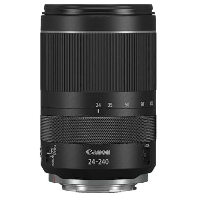 Canon Objetivo RF 24-240mm F4-6.3 IS USM Lente Teleobjetivo y Gran Angular Zoom 10x para Naturaleza, Paisajes y Ciudad Compatible Sistema EOS R Canon Objetivo RF 24-240mm F4-6.3 IS USM Lente Teleobjetivo y Gran Angular Zoom 10x para Naturaleza, Paisajes y Ciudad Compatible Sistema EOS R