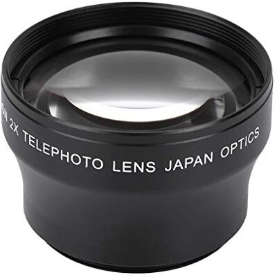 VBESTLIFE V BESTLIFE Teleobjetivo de 37 mm con Estuche para Lente, Lente de 2X Conversión, para Cualquier Cámara con Hilo de Lente de 37mm y con Rosca Delantera de 46 mm para la Instalación del Filtro. VBESTLIFE V BESTLIFE Teleobjetivo de 37 mm con Estuche para Lente, Lente de 2X Conversión, para Cualquier Cámara con Hilo de Lente de 37mm y con Rosca Delantera de 46 mm para la Instalación del Filtro.