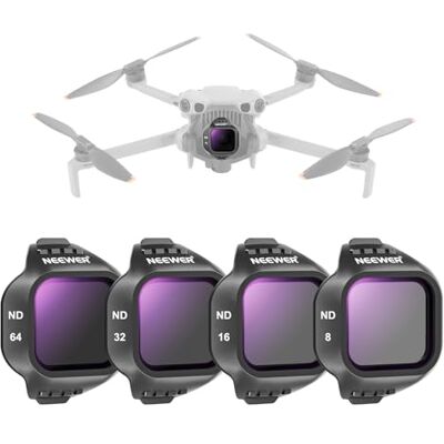 NEEWER ND Filtro Juego Compatible con dji Mini 5 Pro Drone (ND8+ND16+ND32+ND64), Snap On Filtro Densidad Neutra Multicapa de Vidrio Óptico Objetivo de Cámara de Dron, Accesorios de Fotografía, 4 Pack NEEWER ND Filtro Juego Compatible con dji Mini 5 Pro Drone (ND8+ND16+ND32+ND64), Snap On Filtro Densidad Neutra Multicapa de Vidrio Óptico Objetivo de Cámara de Dron, Accesorios de Fotografía, 4 Pack