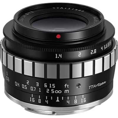 TTARTISAN 23mm F1.4 Objetivo Gran Angular de Focal Fija APS-C para Cámaras FUJ X Mount X-A1 X-A10 X-M1 X-M2 X-H1 X-T1 X-T10 X-T2 X-T20 X-T3 X-T4 X-T100 X-T30 X-PR01 XS10 y más (Plata). TTARTISAN 23mm F1.4 Objetivo Gran Angular de Focal Fija APS-C para Cámaras FUJ X Mount X-A1 X-A10 X-M1 X-M2 X-H1 X-T1 X-T10 X-T2 X-T20 X-T3 X-T4 X-T100 X-T30 X-PR01 XS10 y más (Plata).