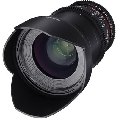 Samyang F1312901101 Objetivo para vídeo VDSLR para Canon EF (Distancia Focal Fija 35mm, Apertura T1.5-22 AS UMC II, diámetro Filtro: 77mm), Negro Samyang F1312901101 Objetivo para vídeo VDSLR para Canon EF (Distancia Focal Fija 35mm, Apertura T1.5-22 AS UMC II, diámetro Filtro: 77mm), Negro