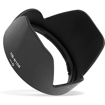 CELLONIC HB-N106 Parasol para Ø 73mm Compatible con Nikon HB-N106 Bayoneta, Flor / Tulipán / Pétalo, Plastic, negro, para Nikon AF-P DX NIKKOR 18-55 mm 1:3,5-5,6 G, 1:3.5-5.6G VR CELLONIC HB-N106 Parasol para Ø 73mm Compatible con Nikon HB-N106 Bayoneta, Flor / Tulipán / Pétalo, Plastic, negro, para Nikon AF-P DX NIKKOR 18-55 mm 1:3,5-5,6 G, 1:3.5-5.6G VR