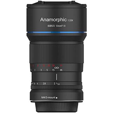 Sirui 50 mm F1,8 1,33X Objetivo Cine anamórfico APS-C (Montura M4/3) para GH5/GH6/BMPCC Sirui 50 mm F1,8 1,33X Objetivo Cine anamórfico APS-C (Montura M4/3) para GH5/GH6/BMPCC