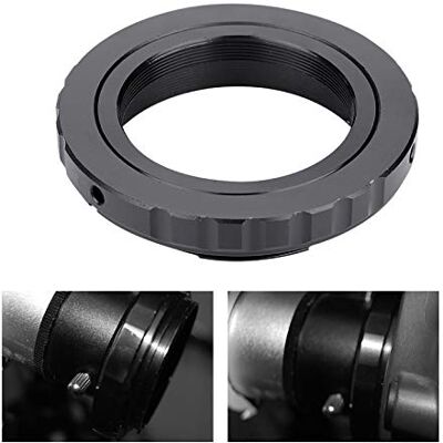 VBESTLIFE Anillo Adaptador de Lente, Adaptador de Montaje T2 para EF DSLR 650D 60D 550D. VBESTLIFE Anillo Adaptador de Lente, Adaptador de Montaje T2 para EF DSLR 650D 60D 550D.