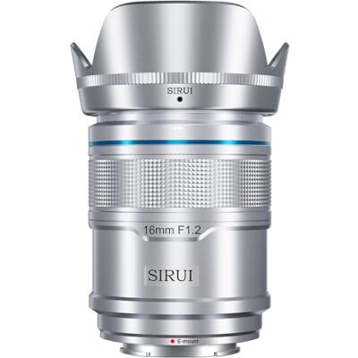Sirui Sniper 16mm Lente de Enfoque Automático, F1.2 Objetivo Gran Angular APS-C, E Mount Lente para A6400, A6700, ZV-E10, FX3/30(E-Mount, Silver) Sirui Sniper 16mm Lente de Enfoque Automático, F1.2 Objetivo Gran Angular APS-C, E Mount Lente para A6400, A6700, ZV-E10, FX3/30(E-Mount, Silver)