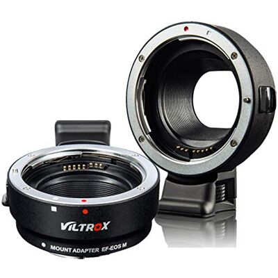 VILTROX EF-EOS M Adaptador de Objetivo Adaptador de EF-M de Enfoque Automático para Objetivo Canon EOS EF/EF-S a Montura Canon EOS M (EF-M) Cámara EOS M100 M50 M2 M3 M10 M6 M5 II M200 VILTROX EF-EOS M Adaptador de Objetivo Adaptador de EF-M de Enfoque Automático para Objetivo Canon EOS EF/EF-S a Montura Canon EOS M (EF-M) Cámara EOS M100 M50 M2 M3 M10 M6 M5 II M200