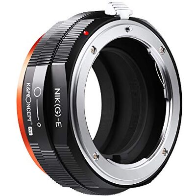 K&F CONCEPT Adaptador de Enfoque Manual, Compatible con Objetivos Lentes Nikon G (AF-S F AIS AI) y Cuerpos de Cámara Sony NEX (E-Mount), NIK(G)-E,Anillo Adaptador Manual Lens K&F CONCEPT Adaptador de Enfoque Manual, Compatible con Objetivos Lentes Nikon G (AF-S F AIS AI) y Cuerpos de Cámara Sony NEX (E-Mount), NIK(G)-E,Anillo Adaptador Manual Lens