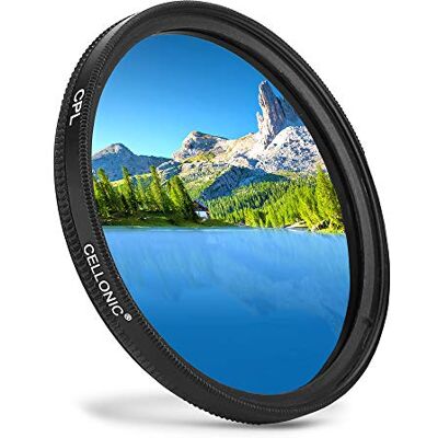 CELLONIC 1x Ø 37mm Filtro Polarización CPL Filtro Polarización Circular Ø 37mm, Filtro Polarización CPL, Vidrio óptico + aleación de aluminio, negro, para Olympus M.Zuiko Digital 45mm 1:1.8 CELLONIC 1x Ø 37mm Filtro Polarización CPL Filtro Polarización Circular Ø 37mm, Filtro Polarización CPL, Vidrio óptico + aleación de aluminio, negro, para Olympus M.Zuiko Digital 45mm 1:1.8