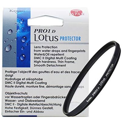 Kenko Protector de Lente, PRO1D Lotus Protector 49mm, Revestimiento Repelente al Agua, Recubrimiento Digital de Baja reflexión, 399286 Kenko Protector de Lente, PRO1D Lotus Protector 49mm, Revestimiento Repelente al Agua, Recubrimiento Digital de Baja reflexión, 399286
