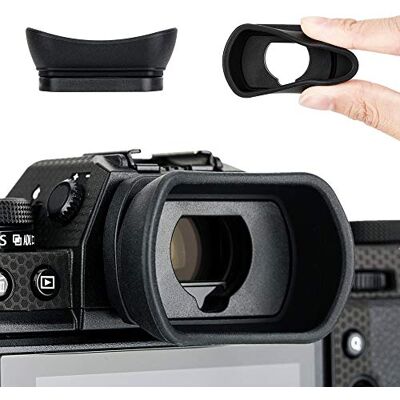 KIWIFOTOS Ocular ampliado para el Visor de cámaras Fuji X-T4 X-T3 GFX100S Sustituye a los modelos EC-XT L/EC-GFX/EC-XT M/EC-XT S/EC-XH W Silicona ABS Bloquea la luz parásita Protege contra los golpes KIWIFOTOS Ocular ampliado para el Visor de cámaras Fuji X-T4 X-T3 GFX100S Sustituye a los modelos EC-XT L/EC-GFX/EC-XT M/EC-XT S/EC-XH W Silicona ABS Bloquea la luz parásita Protege contra los golpes