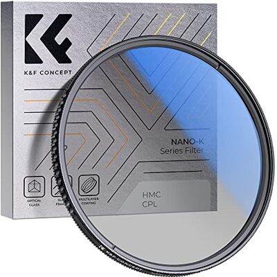 K&F CONCEPT Nano-Klear 49mm Filtro Polarizador CPL con 3 Paños de Limpieza Filtro Vidrio Óptico con Nano-Revestimiento de 18 Capas para Objetivo FC301 K&F CONCEPT Nano-Klear 49mm Filtro Polarizador CPL con 3 Paños de Limpieza Filtro Vidrio Óptico con Nano-Revestimiento de 18 Capas para Objetivo FC301