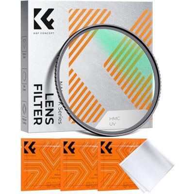 K&F CONCEPT Nano-Klear 82mm Filtro de Protección UV con 3 Paños de Limpieza Filtro UV de Vidrio Óptico con Revestimiento Nano para Objetivo FV301 K&F CONCEPT Nano-Klear 82mm Filtro de Protección UV con 3 Paños de Limpieza Filtro UV de Vidrio Óptico con Revestimiento Nano para Objetivo FV301