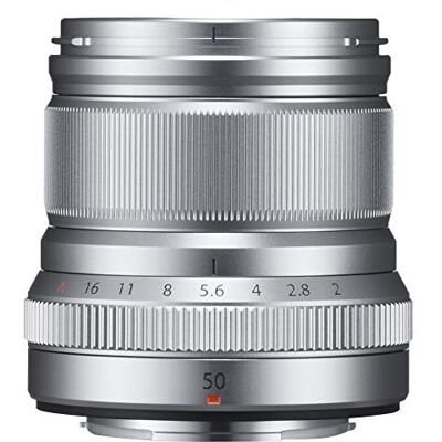 Fujifilm Fujinon XF50 mm F2 R WR Objetivo para con Montura X (Distancia Focal de 50 mm, Apertura f/2-16, autofocus) Plata Fujifilm Fujinon XF50 mm F2 R WR Objetivo para con Montura X (Distancia Focal de 50 mm, Apertura f/2-16, autofocus) Plata