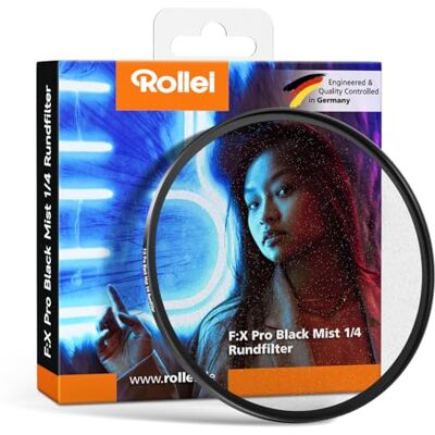 Rollei F:X Pro Filtro Negro (72 mm, 1/4, difusión Negra, Cristal óptico Profesional, para fotografía de Retratos, grabación de Fotos y vídeos, Filtro de difusión de Color negro-72 mm) Rollei F:X Pro Filtro Negro (72 mm, 1/4, difusión Negra, Cristal óptico Profesional, para fotografía de Retratos, grabación de Fotos y vídeos, Filtro de difusión de Color negro-72 mm)