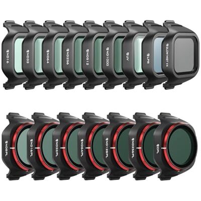 FREEWELL Mega Juego de 16 filtros para dji Mini 5 Pro UV,ND,ND/PL,LPR,Glow Mist,ND1000-10 Paradas,CPL,reducción de neblina,Juego de filtros cinematográficos para fotografía aérea FREEWELL Mega Juego de 16 filtros para dji Mini 5 Pro UV,ND,ND/PL,LPR,Glow Mist,ND1000-10 Paradas,CPL,reducción de neblina,Juego de filtros cinematográficos para fotografía aérea