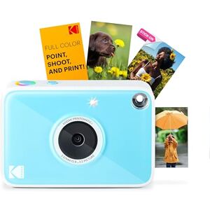 Kodak Printomatic+ Cámara Digital Instantánea 10MP con LED RGB, Imprime Fotos a Color en Papel Zink 2x3” – Azul Kodak Printomatic+ Cámara Digital Instantánea 10MP con LED RGB, Imprime Fotos a Color en Papel Zink 2x3” – Azul