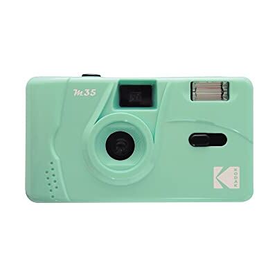 Kodak M35 Cámara de película Reutilizable (35 mm), Color Verde Menta Kodak M35 Cámara de película Reutilizable (35 mm), Color Verde Menta