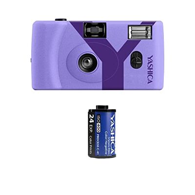 Yashica Cámara MF-1 Snapshot Lavanda + pelicula Yashica Cámara MF-1 Snapshot Lavanda + pelicula