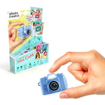 Canal Toys Photo Creator Cámara de Fotos y vídeo Digital Mini Cámara -Azul Retro con Llavero y Tarjeta SD de 1 GB incluida CLK 059 Canal Toys Photo Creator Cámara de Fotos y vídeo Digital Mini Cámara -Azul Retro con Llavero y Tarjeta SD de 1 GB incluida CLK 059