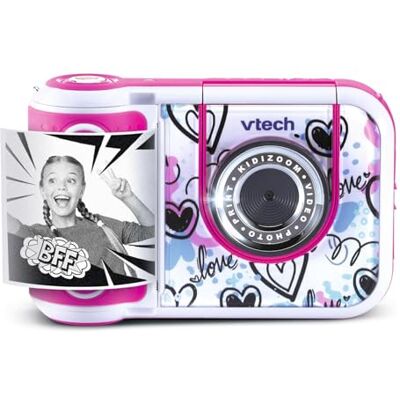 VTech Kidizoom Printcam Cámara fotográfica para niños con más de 40 Efectos Especiales, cámara instantánea para niños, Papel térmico Incluido, 5 MP, Idioma Italiano, Pilas Incluidas, de 5 a 13 años VTech Kidizoom Printcam Cámara fotográfica para niños con más de 40 Efectos Especiales, cámara instantánea para niños, Papel térmico Incluido, 5 MP, Idioma Italiano, Pilas Incluidas, de 5 a 13 años