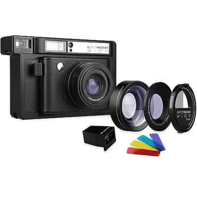 Lomography Lomo'Instant Wide Combo Negro Cámara instantánea Lomography Lomo'Instant Wide Combo Negro Cámara instantánea