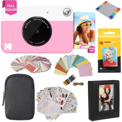 Cámara instantánea Kodak Printomatic - Kit rosa Cámara instantánea Kodak Printomatic - Kit rosa