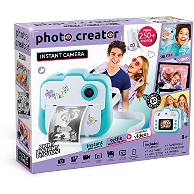 Canal Toys Photo Creator Cámara de Impresión Instantánea Foto, Selfie y Video Papel Térmico para 250 Fotos Pantalla LCD 8+, Azul Canal Toys Photo Creator Cámara de Impresión Instantánea Foto, Selfie y Video Papel Térmico para 250 Fotos Pantalla LCD 8+, Azul