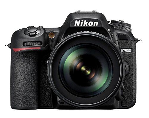 Nikon Nikkon D7500 - Cámara réflex Digital de 20.9 MP (Pantalla LCD 3.2", 4K/UHD, SnapBridge, Bluetooth, WiFi), Color Negro - Kit con Objetivo AF-S DX 18-105 mm f/3.5-5.6G ED VR