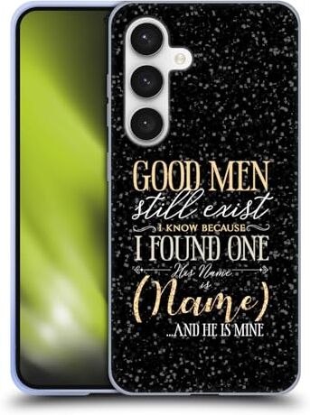 Head Case Designs Personalizada Individualizada Nombre Cotizaciones Novio o Marido Caso Funda de Gel Suave Compatible con Samsung Galaxy S24 5G