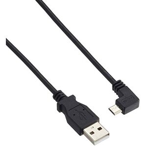 StarTech.com USBAUB50CMRA Cable Micro USB de 0.5 m (acodado a la Derecha, para Carga y sincronización de Smartphones/tabletas) Color Negro