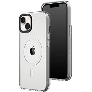 RhinoShield Funda Transparente Compatible con Magsafe para iPhone 13/14, magnética Superior, Resistencia Avanzada al amarilleamiento, Transparente, Protectora y Personalizable, Anillo de cámara Negro RhinoShield Funda Transparente Compatible con Magsafe para iPhone 13/14, magnética Superior, Resistencia Avanzada al amarilleamiento, Transparente, Protectora y Personalizable, Anillo de cámara Negro