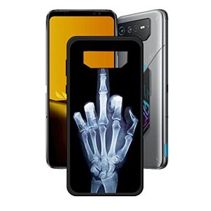 LCEHTOGYE Funda para ASUS Rog Phone 7 Ultimate,Negro Ultra Fina Carcasa Silicona Gel TPU Suave Protectora Caso Anti-arañazos Case para ASUS Rog Phone 7 Ultimate (6,78") - KE4