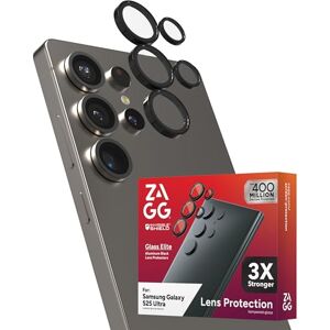 ZAGG InvisibleShield Glass Elite Premium (anillos de cámara) Protector de lente de cámara de vidrio templado para Samsung Galaxy S25 Ultra, cobertura completa, antirreflectante, resistente a las ZAGG InvisibleShield Glass Elite Premium (anillos de cámara) Protector de lente de cámara de vidrio templado para Samsung Galaxy S25 Ultra, cobertura completa, antirreflectante, resistente a las