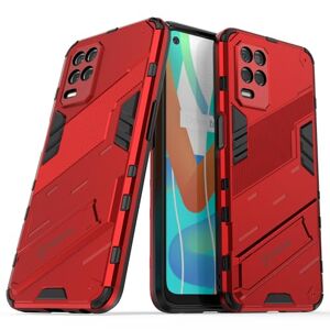 SCIMIN Funda para Realme Q3 5G / Realme Q3i 5G, funda rígida de protección de dos capas con soporte bidireccional integrado