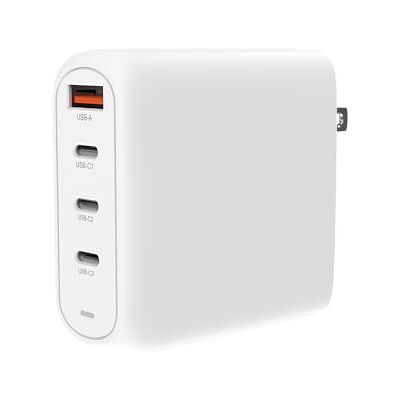 Creative 100W GAN Charger de Pared GAN USB de 4 Puertos con PPS, PD 3.0 y QC 4.0+ para móviles y portátiles, se Incluye un Enchufe de CA de la UE Intercambiable Creative 100W GAN Charger de Pared GAN USB de 4 Puertos con PPS, PD 3.0 y QC 4.0+ para móviles y portátiles, se Incluye un Enchufe de CA de la UE Intercambiable