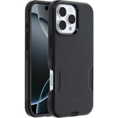 Otterbox Commuter MagSafe Funda para iPhone 16 Pro, Negro Resistente a golpes y caídas, Reforzada, Protectora, Testada 3x estándares Militares anticaídas Otterbox Commuter MagSafe Funda para iPhone 16 Pro, Negro Resistente a golpes y caídas, Reforzada, Protectora, Testada 3x estándares Militares anticaídas